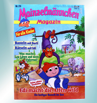 Mainzelmännchen Magazin Nr. 26 (1988) – Edi im Zoo | hoppla-stuff.de